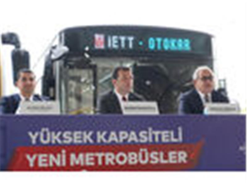 Mega kent İstanbul'un 100 yeni  Otokar metrobüsü için imzalar atıldı