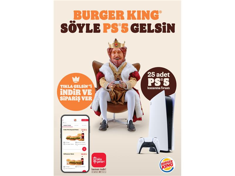 BURGER KING® ve PLAYSTATION’DAN KRAL HAREKET