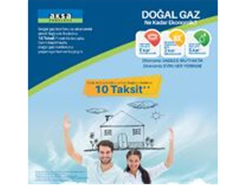 Doğal Gaz Aboneliği Şimdi 10 Taksit Kolaylığıyla