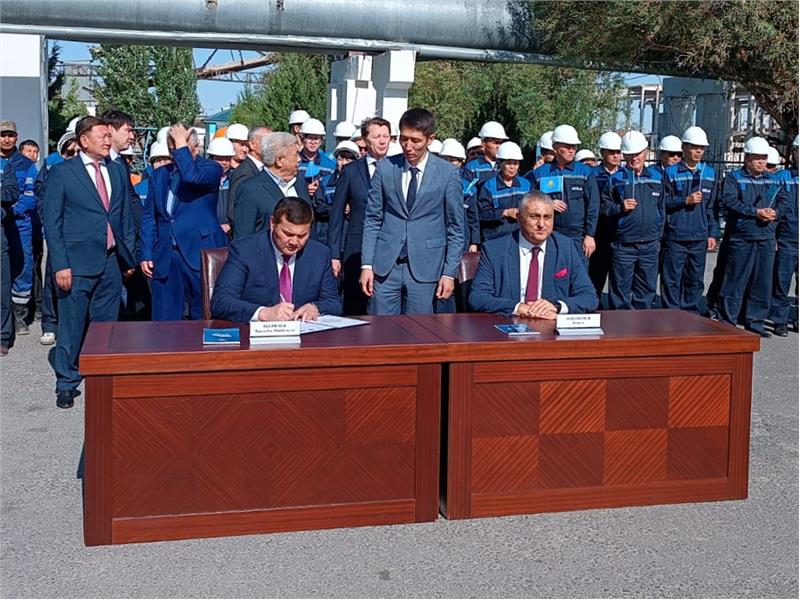 Aksa Enerji, Kazakistan’daki yeni yatırım için düzenlenen resmî törene katıldı