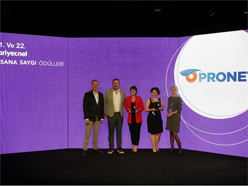 Pronet başarılı İK uygulamalarıyla  “İnsana Saygı Ödülü” almaya hak kazandı