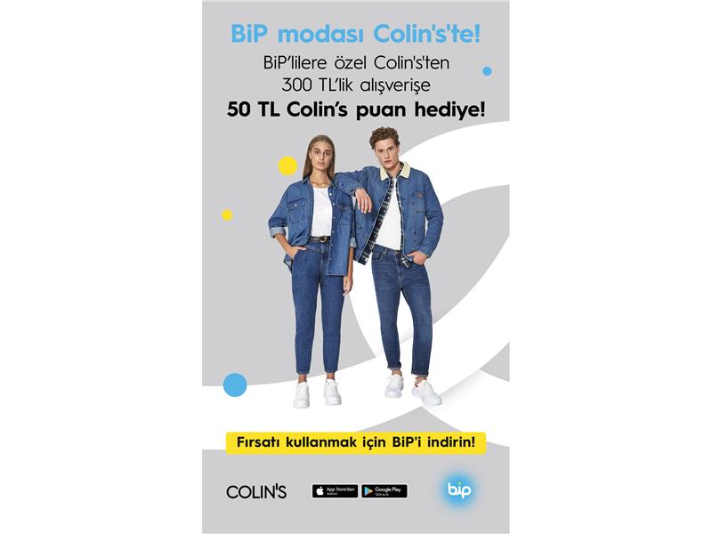 COLIN’S’ten BiP kullanıcılarına 50 TL puan hediye