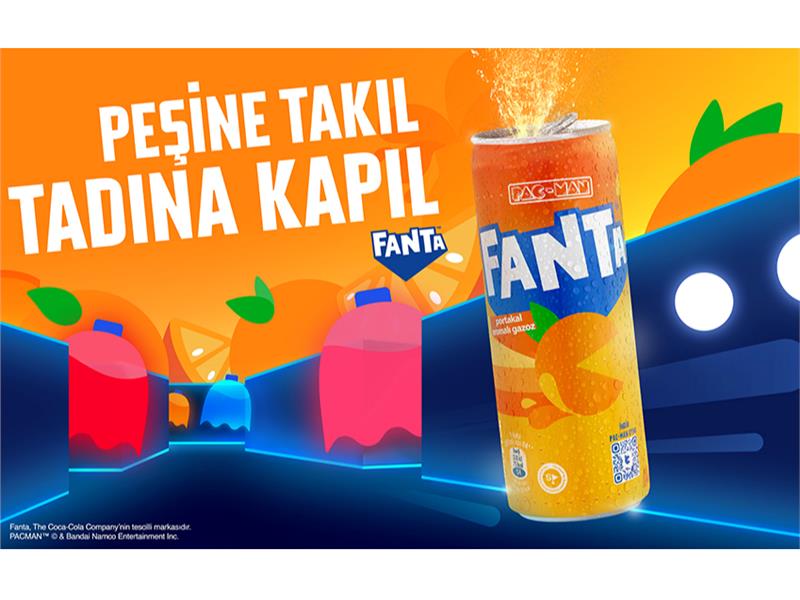 Fanta ve Pac-Man Bir Arada: “Peşine Takıl, Tadına Kapıl!” 