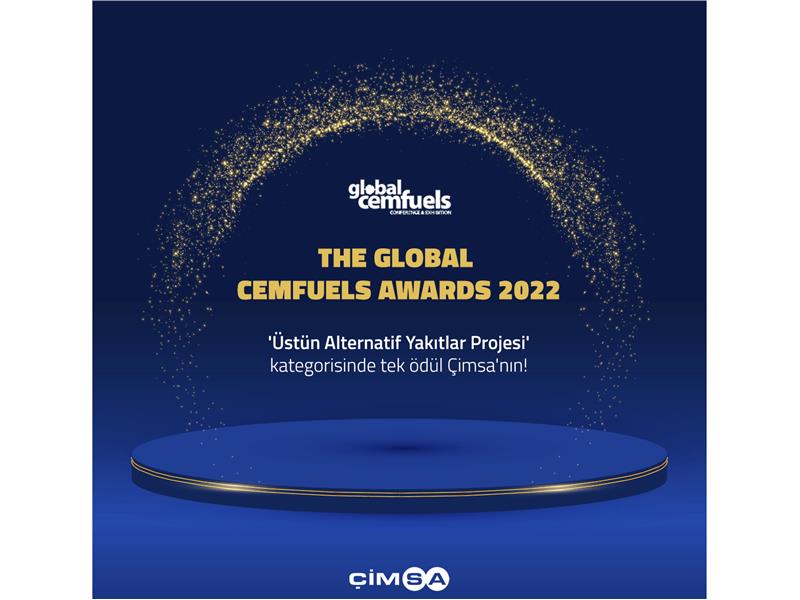 Çimsa’ya The Global CemFuels Awards’dan Ödül