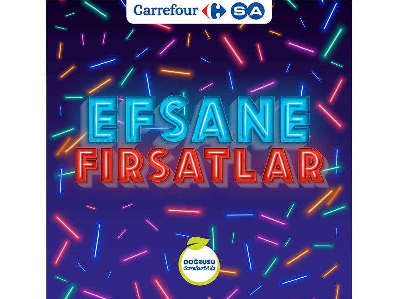 CarrefourSA’dan kasım ayında  yüzde 60’a varan Efsane Fırsatlar