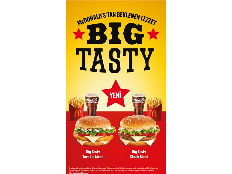 McDonald’s Türkiye’ye Bir Büyük Daha Geldi: 26 Yıldır Beklenen Big Tasty Artık Türkiye’de