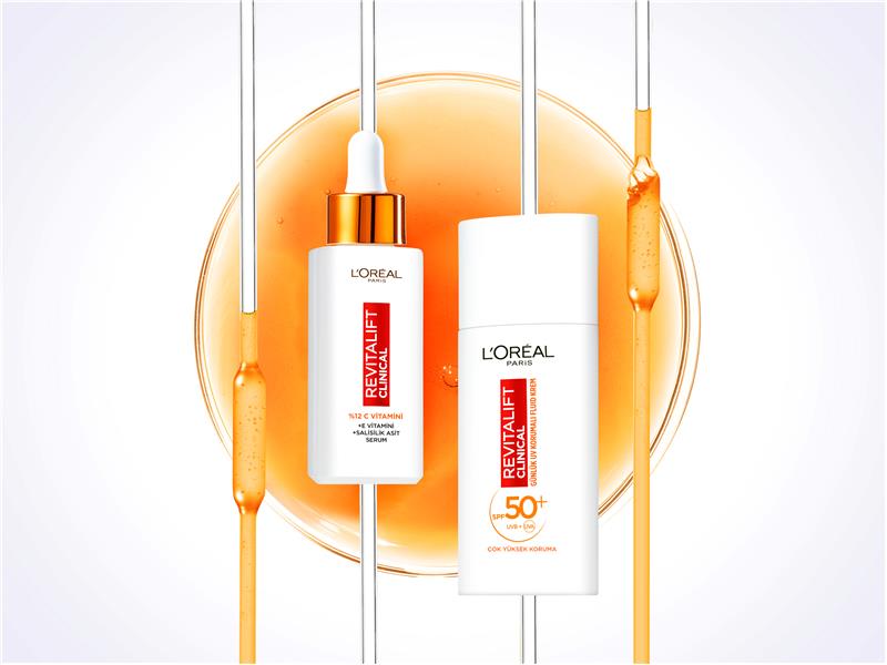 Yeni L’Oréal Paris C Vitamini Rutinin ile İki Adımda x4 Kat Daha Parlak Bir Cilt