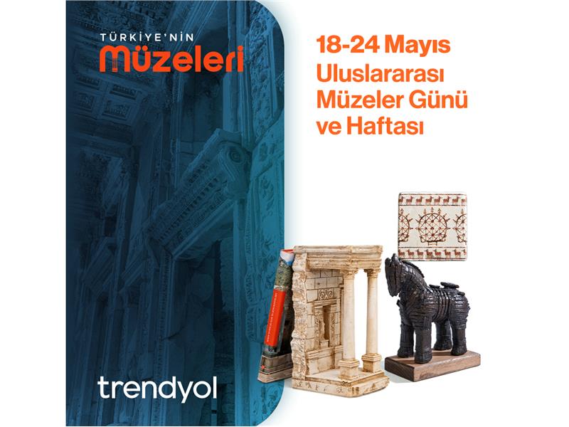 “Türkiye’nin Müzeleri Trendyol’da” projesi müze mağazacılığını dijitalleştirdi:  Kültürel mirasa evinizde yer açın