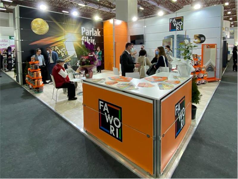 "Boya ve mantolamanın kaliteli markası, Fawori, Paintistanbul&Turkcoat 2022 Fuarın'daydı
