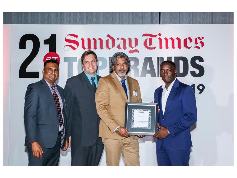 Emirates, 2019 Sunday Times Üst Düzey Marka Ödüllerinde,  ‘En İyi Uluslararası Havayolu Ödülü’nü kazandı