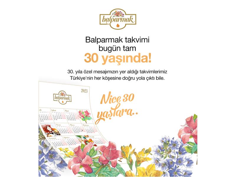 Geleneksel Balparmak Takvimi 30 Yaşında!
