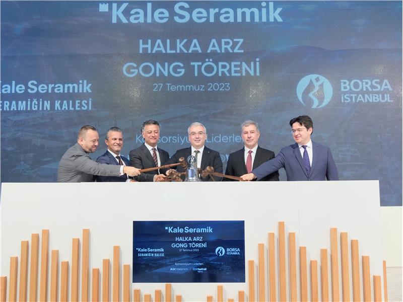 Borsa İstanbul’da gong Kaleseramik için çaldı