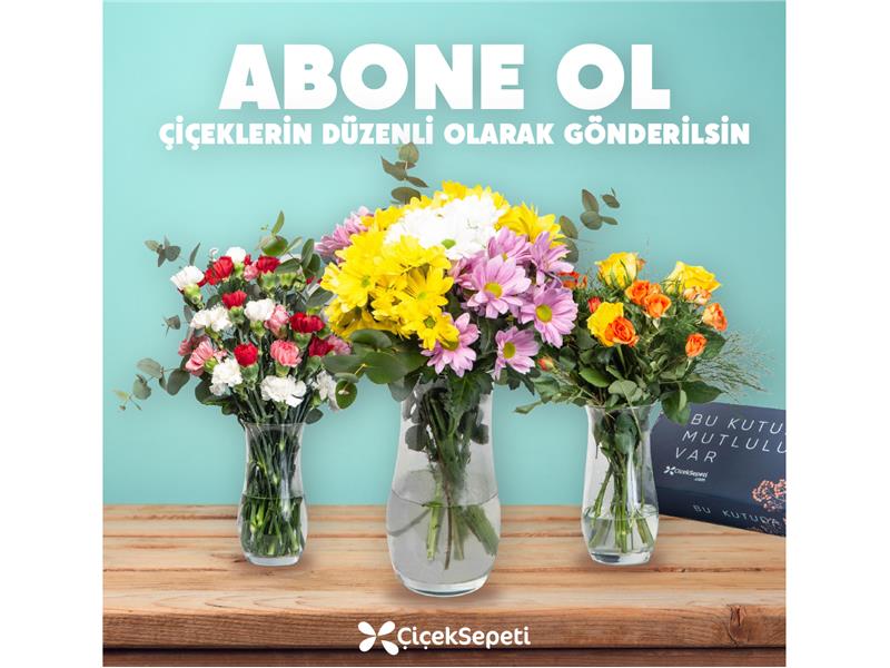 Abone Ol Çiçeğin Düzenli Olarak Gönderilsin