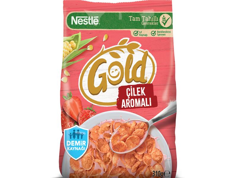 Nestlé Kahvaltılık Gevrekler, Gold Corn Flakes’in demir içeren Çilek Aromalı ve Kakaolu yeni lezzetleriyle kahvaltılara yenilik getiriyor!