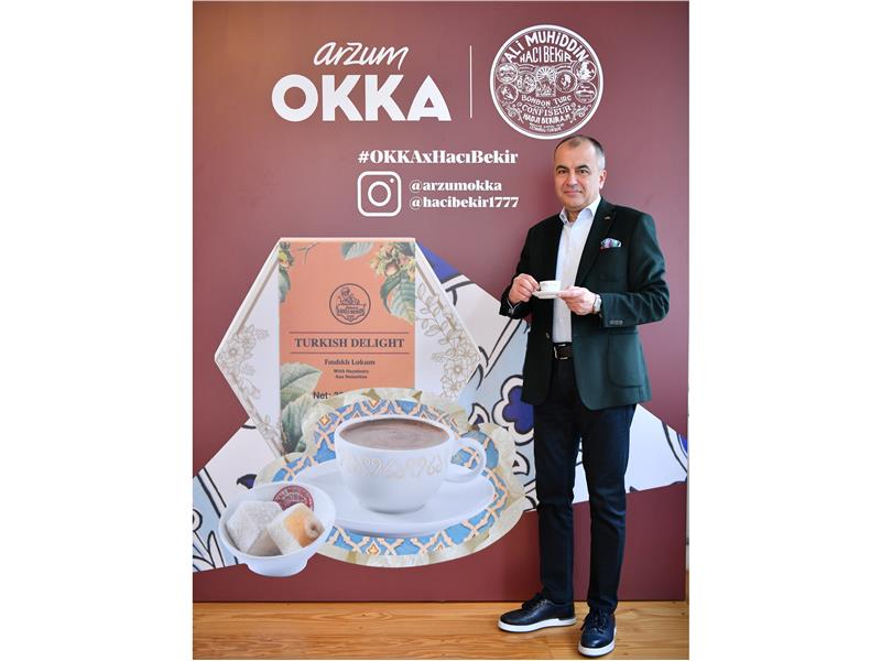 Yüzlerce yıllık Türk kahvesi ve lokum uyumu Arzum OKKA ve Ali Muhiddin Hacı Bekir birlikteliğinde tekrar hayat buldu