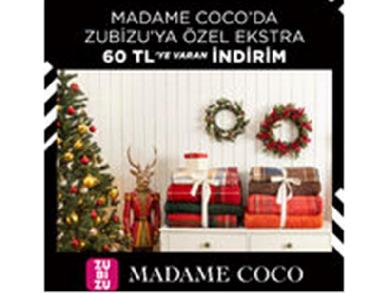 Madame Coco’da ZUBİZU Üyelerine Özel 60 TL İndirim Fırsatı!