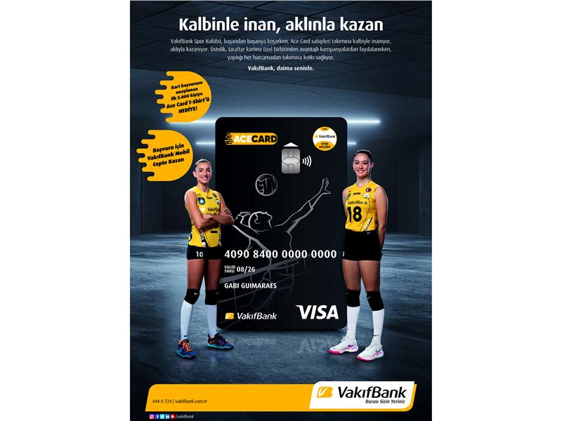 VakıfBank’tan voleybola özel Ace Card