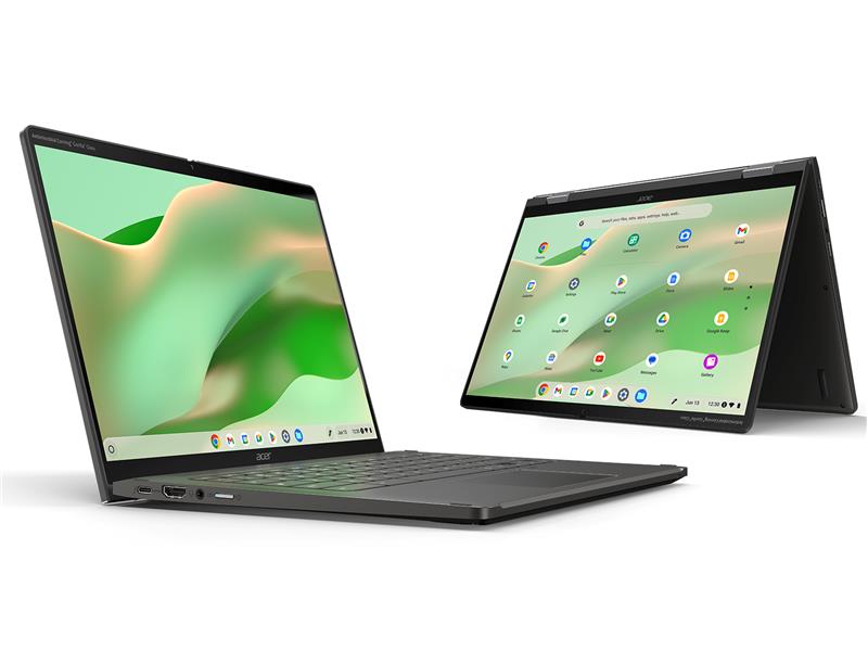 Yeni Acer Chromebook Spin 714, Çevre Dostu ve Dayanıklı Tasarımıyla Üretkenlik İçin Geliştirildi